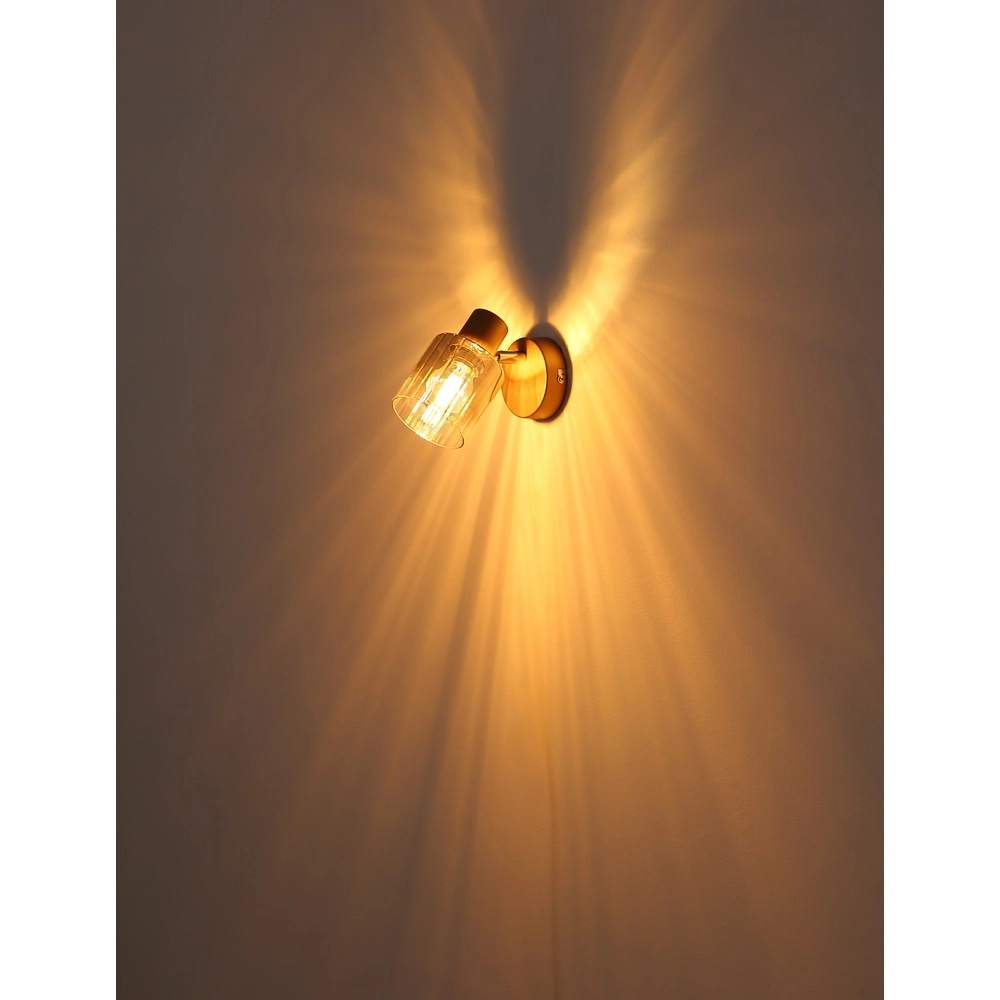 Lampe murale Walton Café brun Globo 9007371589173
