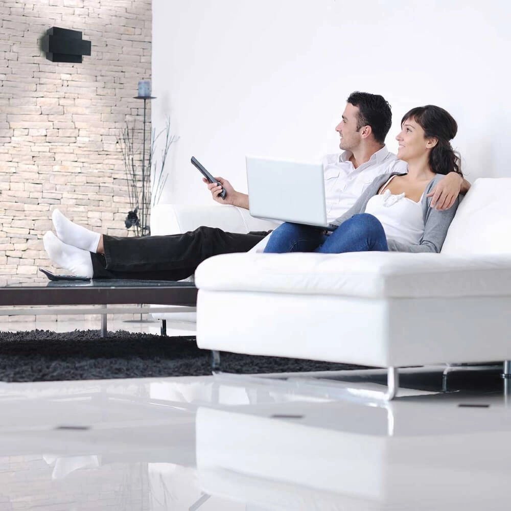 Spot mural noir Muro allongé Steinhauer 8712746152715