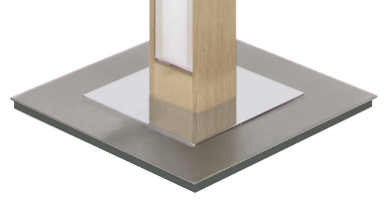 Lampadaire en bois Leonora 161 cm - chêne naturel HerzBlut 4021273026395