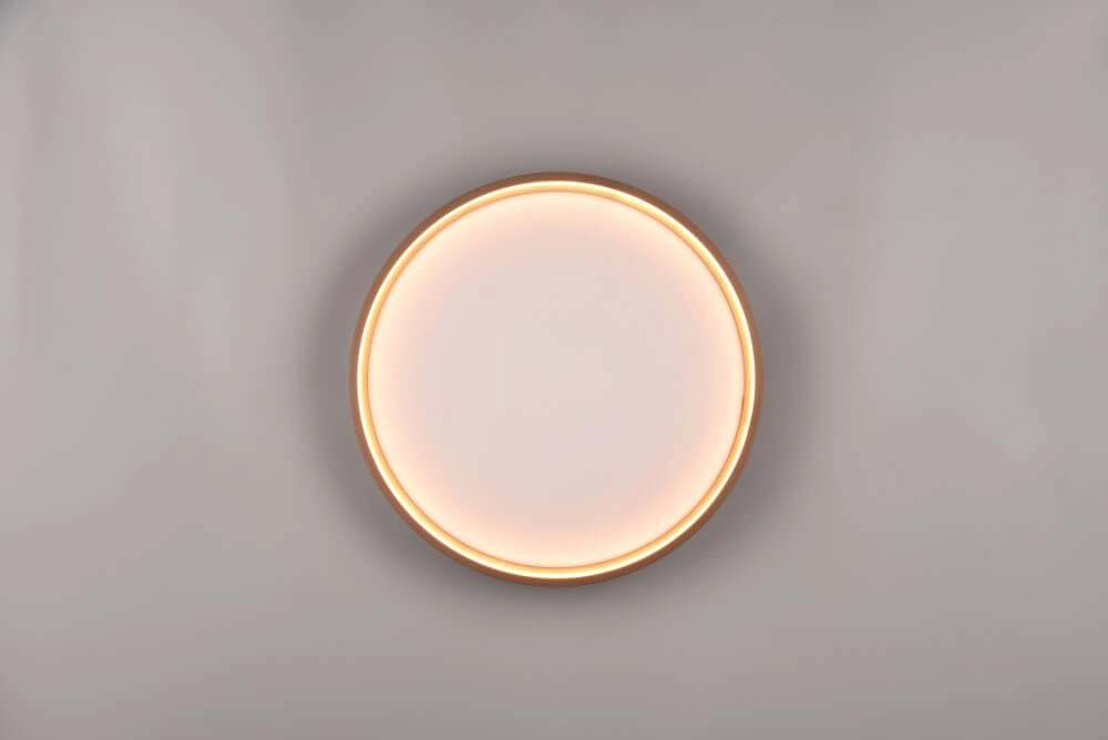 Plafonnier blanc avec marron Doha Trio 4017807575026