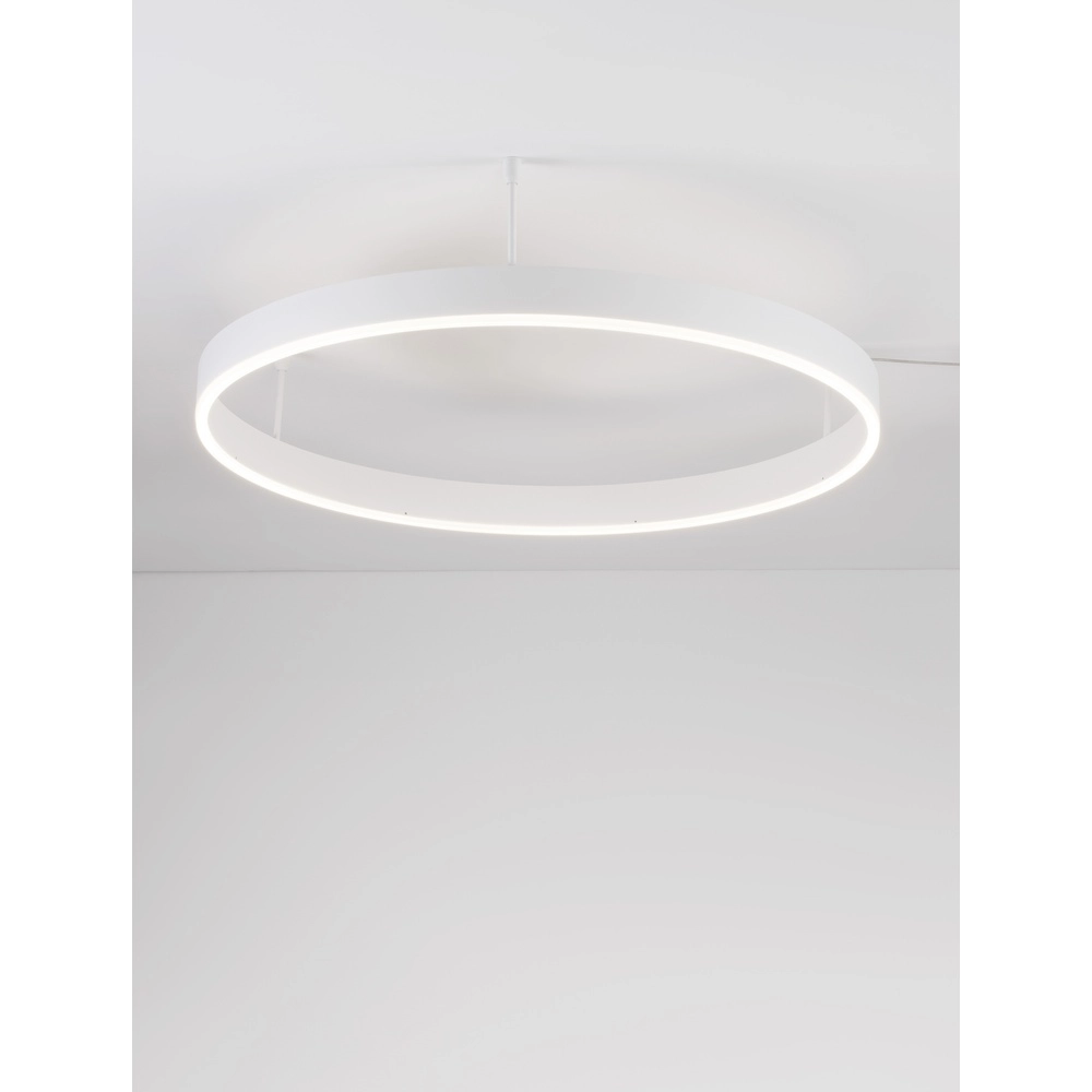 Plafonnier Motif blanc Ø 80cm