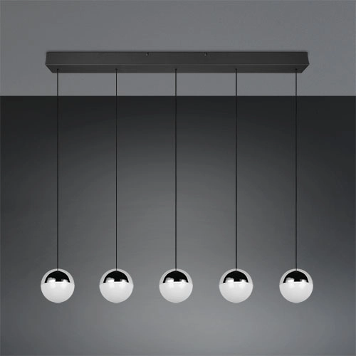Lampe suspendue à 5 lumières Senta Chrome Trio 4017807685855