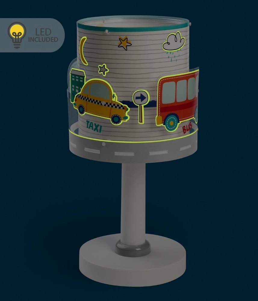 Lampe de table Baby Travel Gris lueur dans le noir Dalber 8420406002330