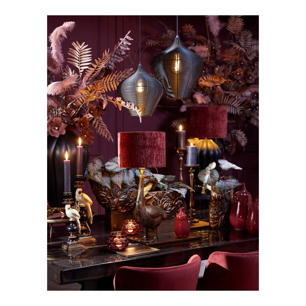 Lampe suspendue Alvaro noir Ø 27cm Light & Living 8717807602574