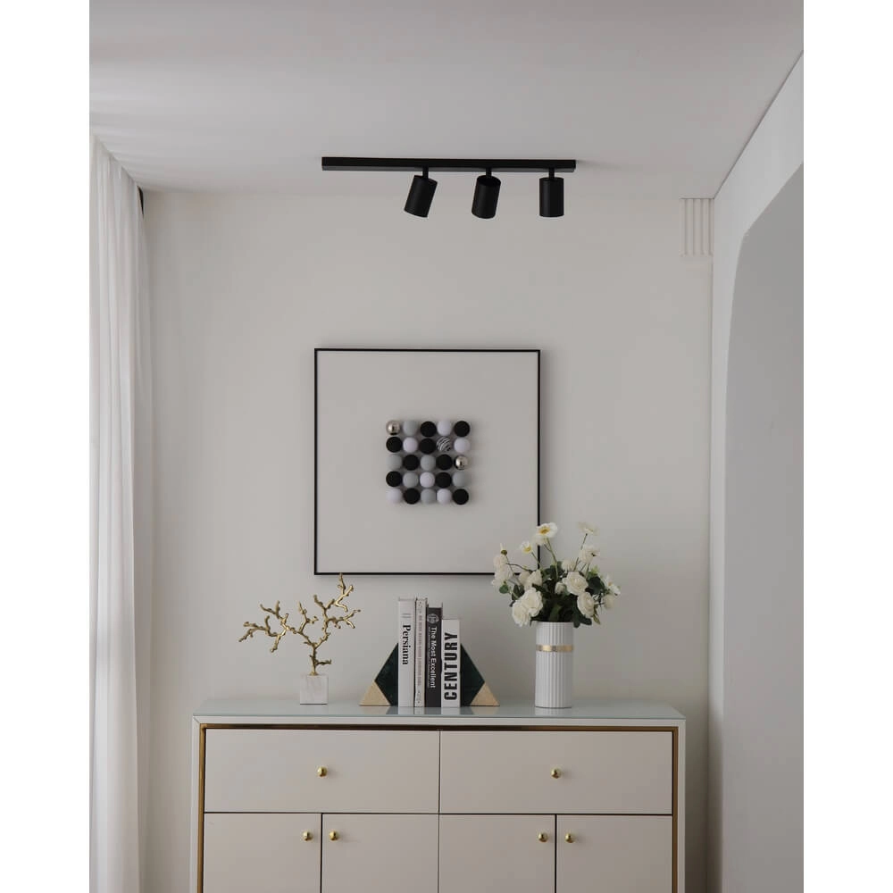 Spot de plafond Onis 3 lumières - noir Lyora 4255805302323