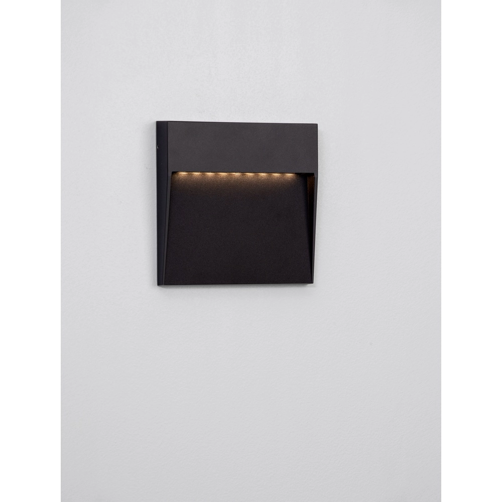 Applique murale carrée Fem noir Lyora 5212017478924