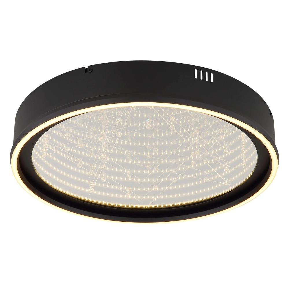 Lampe de plafond noire Mirrora Ø 51,5 cm Globo 9007371575848