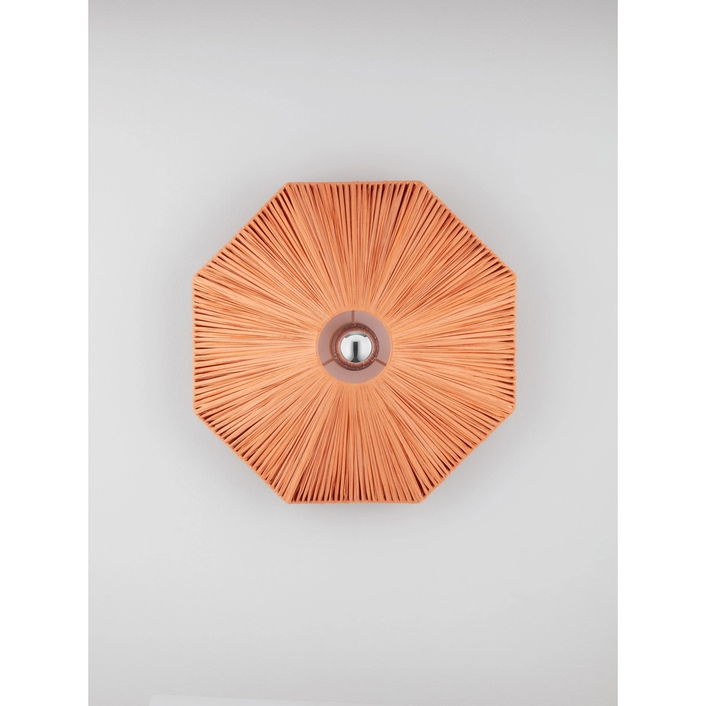 Lampe murale Elvio terre cuite Ø 45cm Lyora 5212017493903