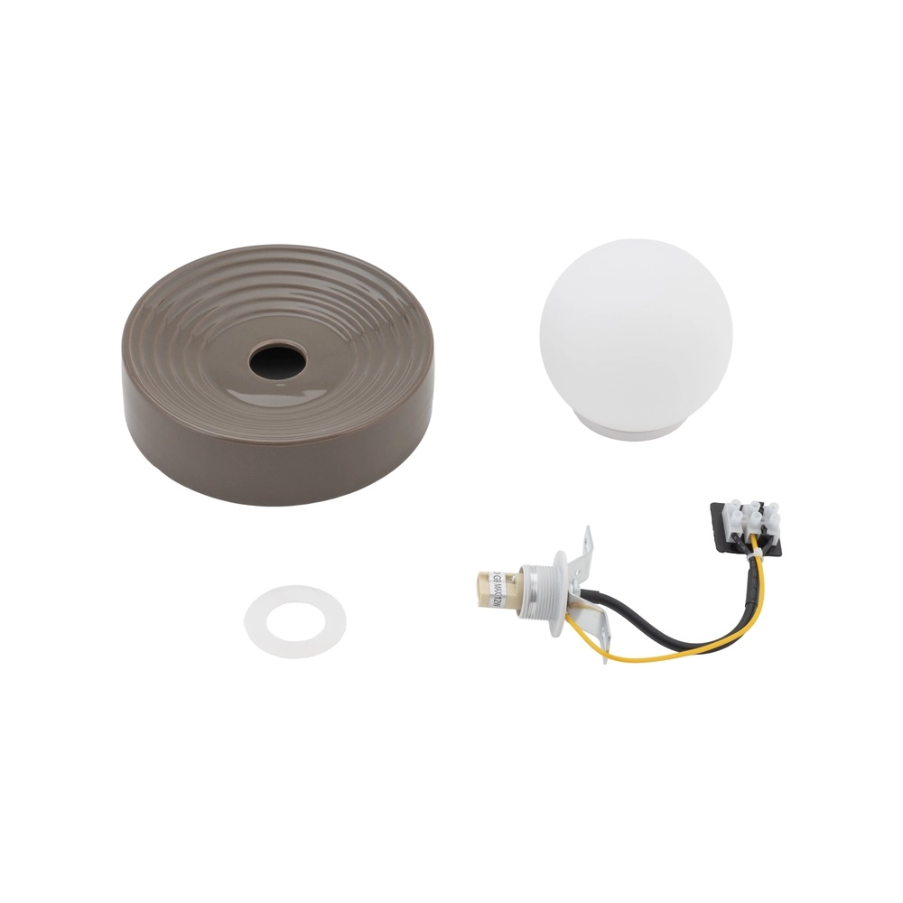 Lampe murale de conception Clay brun Ø 16cm Lyora 5903139117500