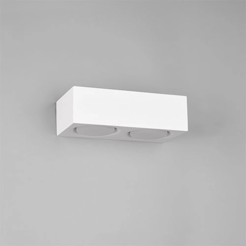 Lampe murale de conception Mattone plâtre - blanc Trio 4017807692396