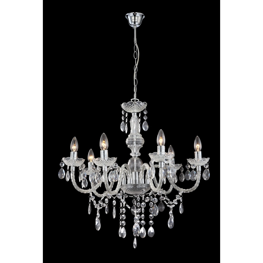 Chandelier Cuimbra I Chrome Globo 9007371182763