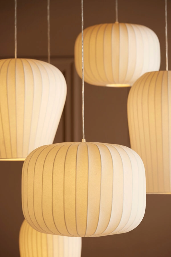 Suspension Japandi Lexa blanc Ø 44cm Light & Living 8717807638399