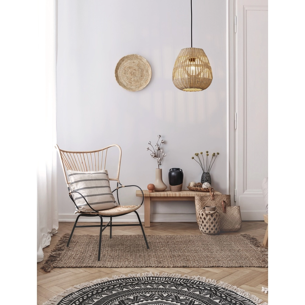 Suspension en rotin Marlo Ø 27cm Lyora 5212017438799