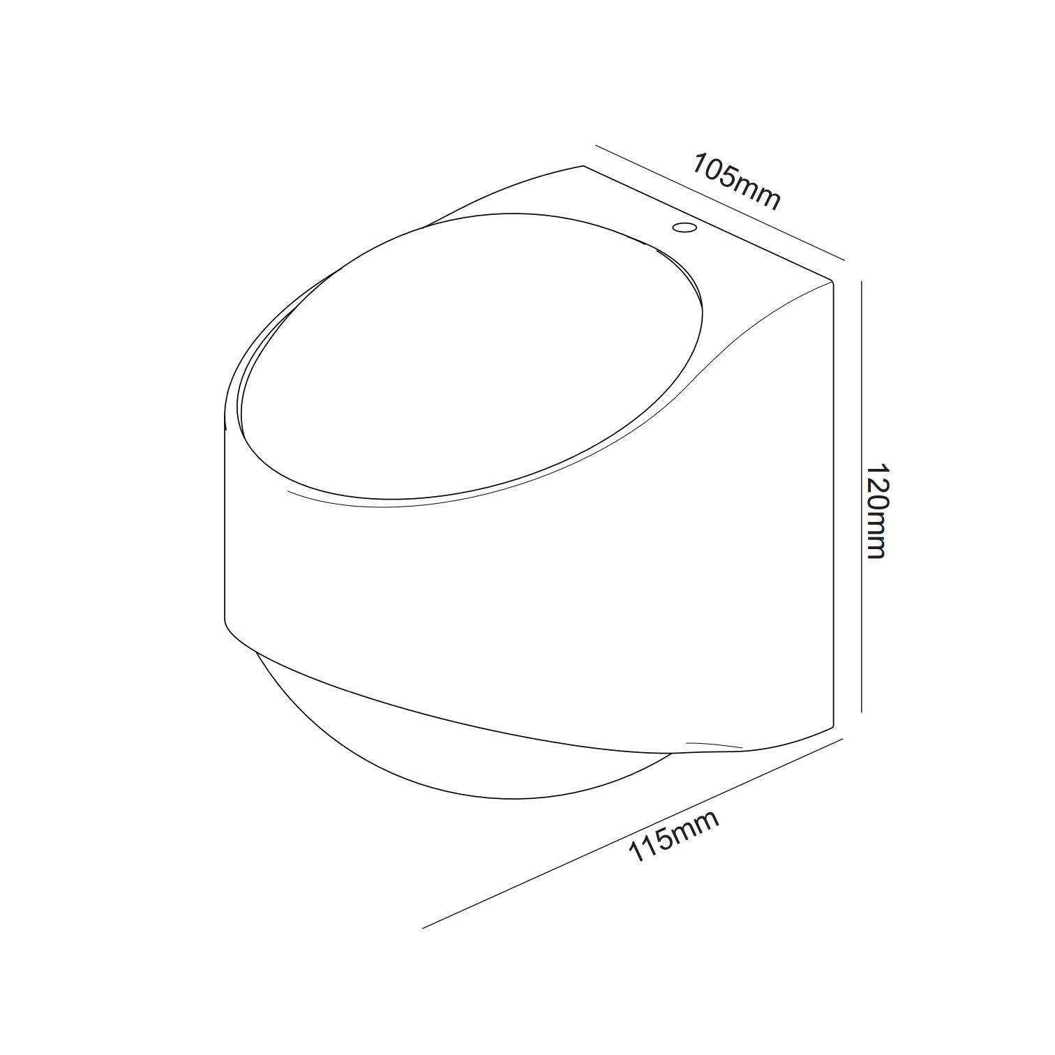 Emplacement mural moderne London Marron rouille - 2x LED Artdelight 8720701104174