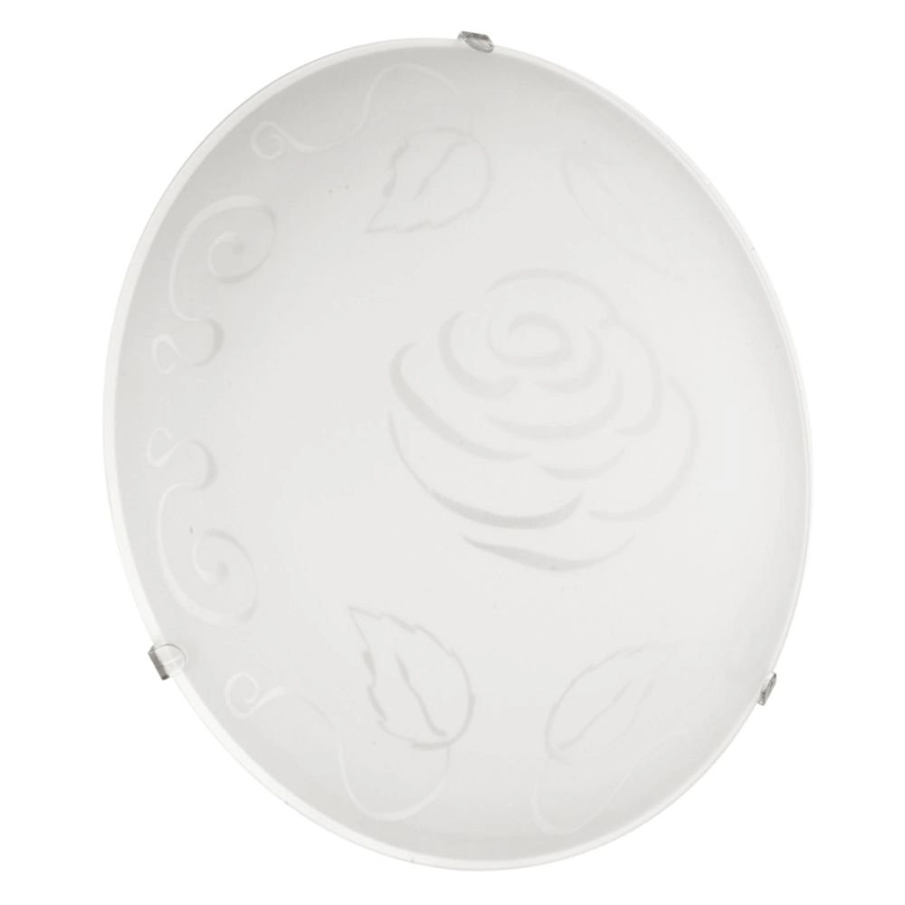 Lampe de plafond Mars 1 Feuille de 24,5 cm blanche Lampe de plafond Mars 1 Feuille de 24,5 cm blanche