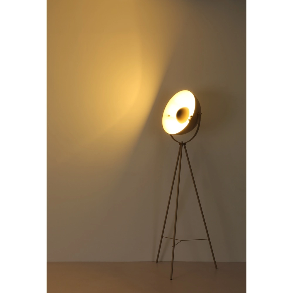 Lampe sur pied trépied Timo brun sable Globo 9007371459544