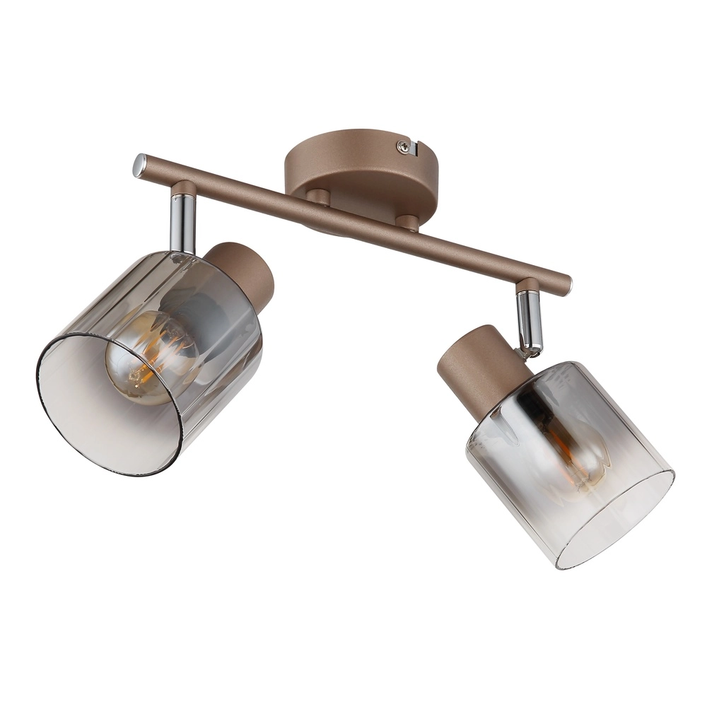 Lampe de plafond Walton 2-café marron clair Globo 9007371592173