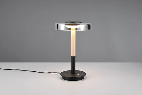 Lampe de table LED Celeste verre de fumée Trio 4017807616873