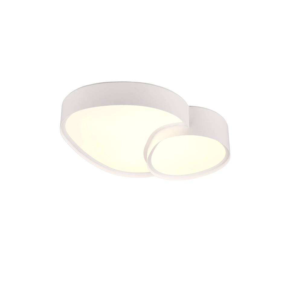 Plafonnier organique Rise 43,5 cm blanc