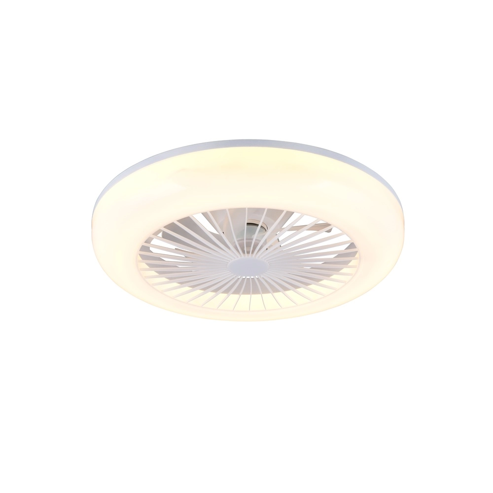 Ventilateur de plafond Mora blanc avec lampe