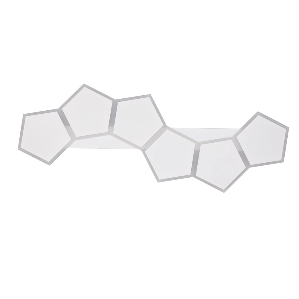 Lampe de plafond unique Zaya M blanc Trio 4017807682991