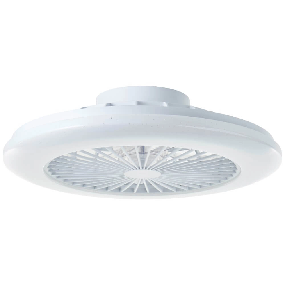 Éventail blanc Salerno avec fonction RVB Brilliant 4004353433238