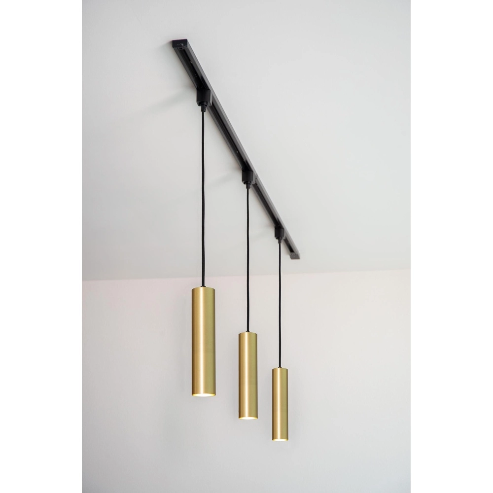 Suspension lumineuse à rail Track Floris Or monophasé Lucide 5411212093363