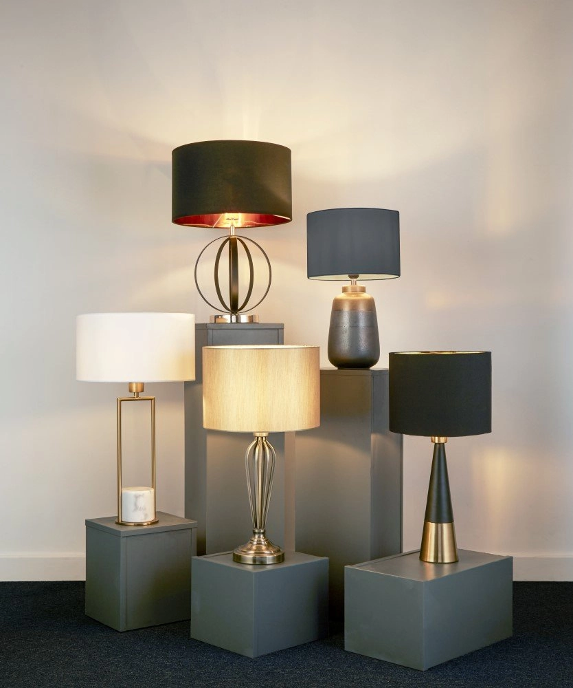Lampe de table dorée Table Searchlight 5053423161266