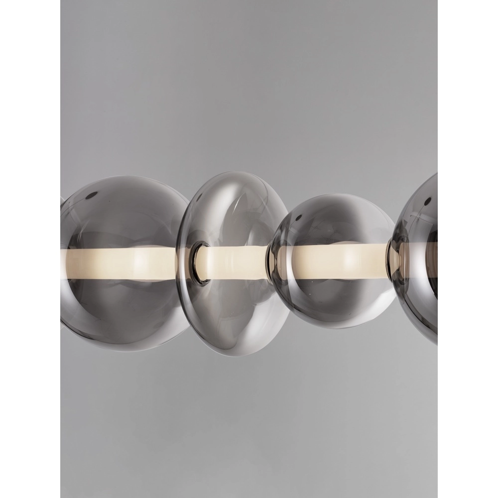 Suspension Bally Verre fumé horizontal Lyora 5212017449184