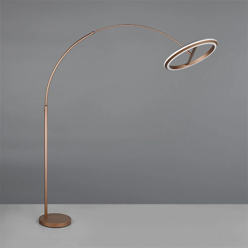 Lampe de pied Amador marron moka Trio 4017807688177