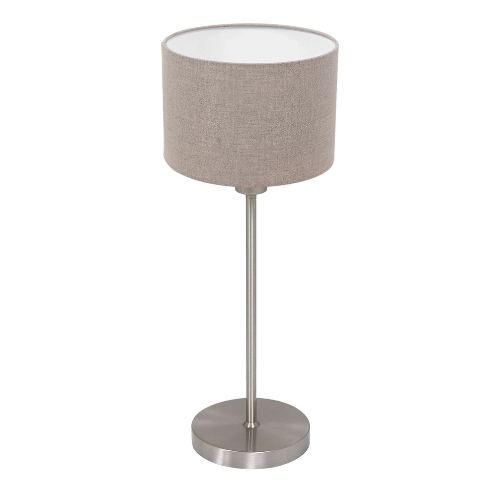 Lampe de table Noor avec capuchon gris Lampe de table Noor avec capuchon gris