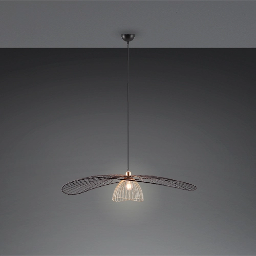 Lampe suspendue Lauris Ø 100cm noir