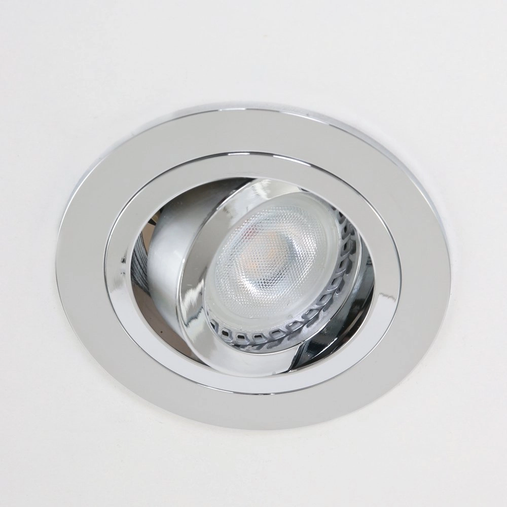 Spot encastrable Round 10 cm gris métallisé Steinhauer 8712746113532