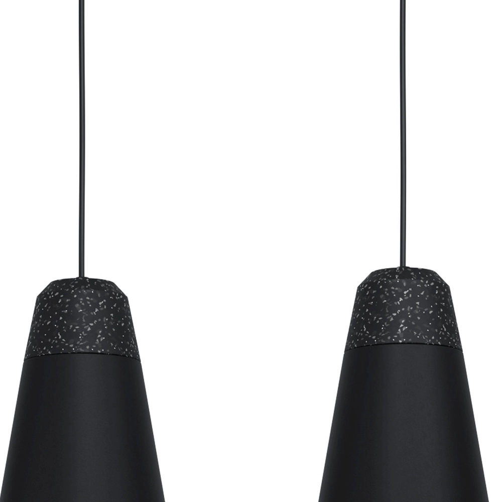 Lampe suspendue noire 4 lumières Canterras Eglo 9002759995454