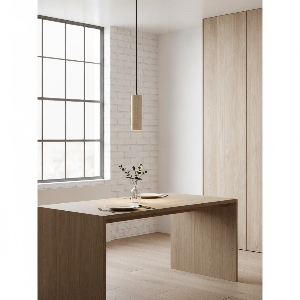 Lampe pendante moderne Melony brun sable