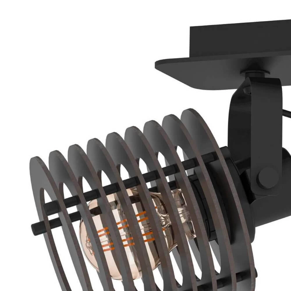 Spot de plafond industriel Segovia 2 lumières Eglo 9008606267156