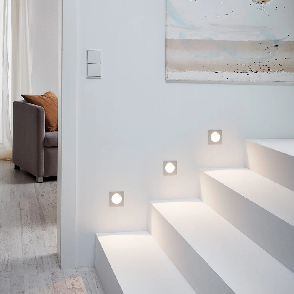 Lampe à encastrer Zarate 8 cm gris Eglo 9002759969028