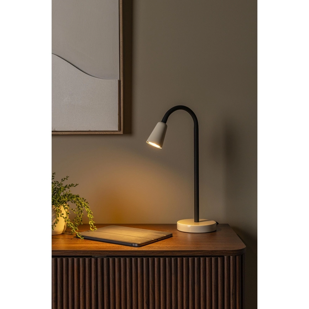 Lampe de bureau Jasper brun sable