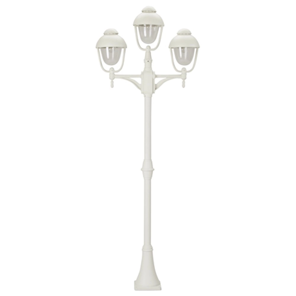 Lampe d'extérieur 3 lumières Jardi 228 cm - blanc