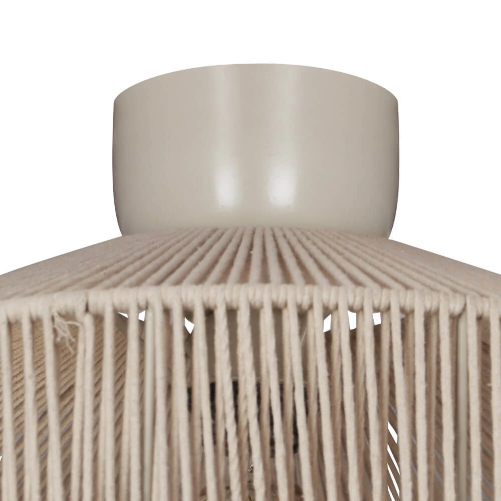 Plafonnier en corde Svea Ø 46 cm Trio 4017807617269