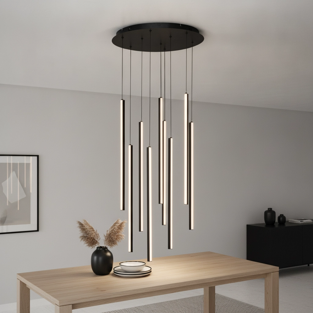 Suspension design Gratta noir Ø 50cm