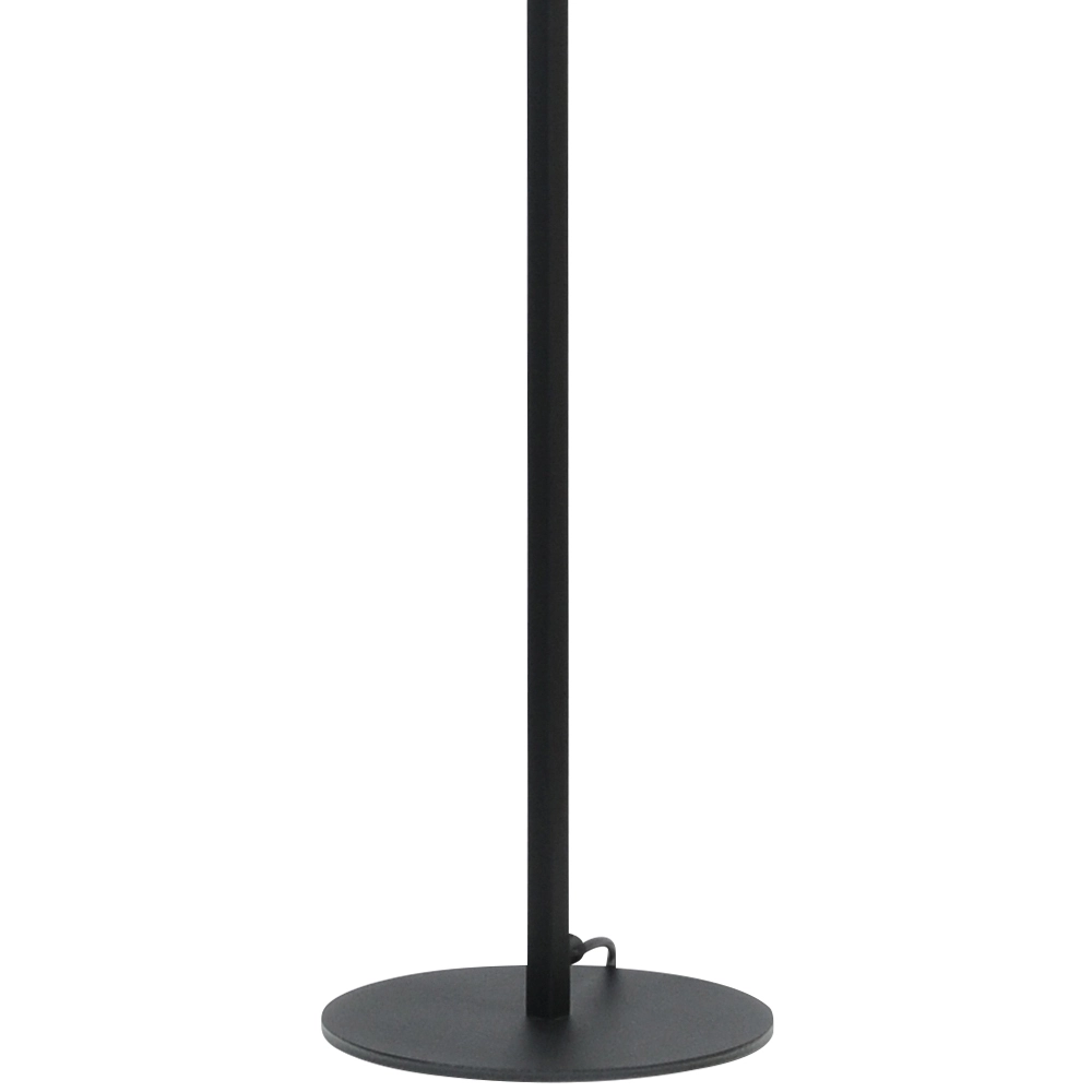 Lampadaire noir Venus 175cm avec abat-jour jaune ocre Masterlight 8718121207476