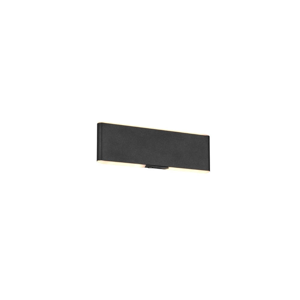 Applique murale moderne Conchita noir 22cm