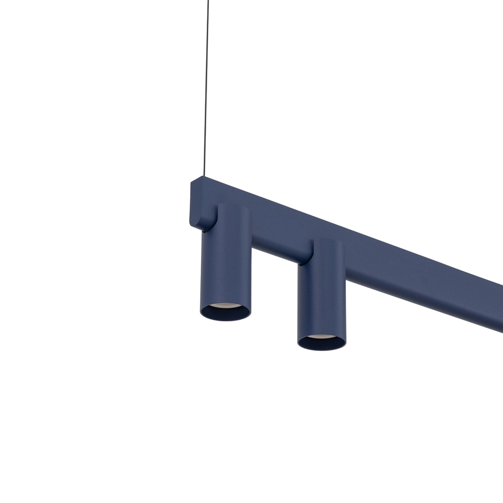 Lampe pendante de conception Fourty Bleu marine 7 clairs Lyora 5903139122931