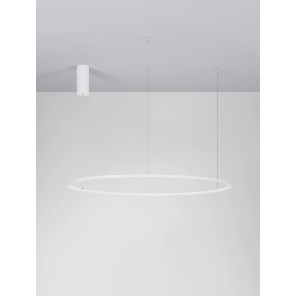 Suspension ronde Tarquin blanc Ø 100cm Lyora 5212017438331