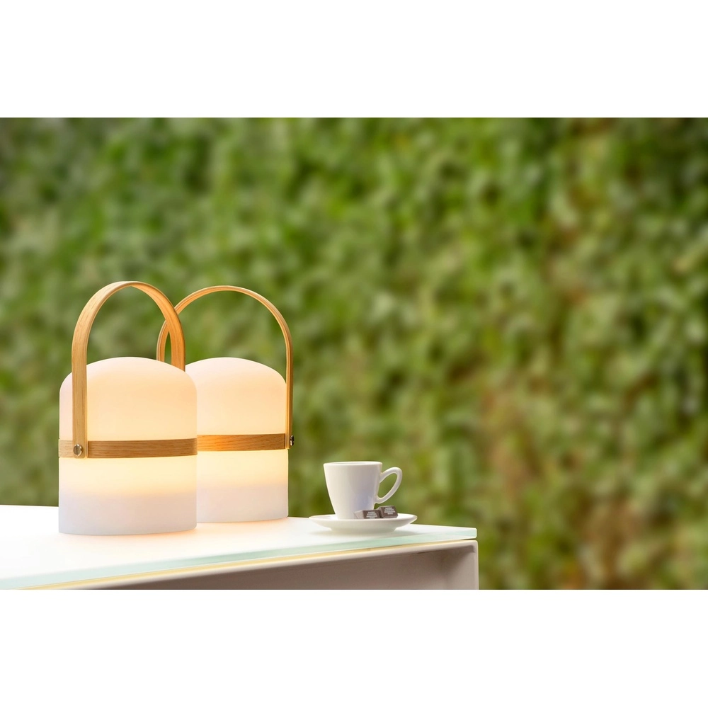 Lampe de table rechargeable Joe IP44 blanc Lucide 5411212061201