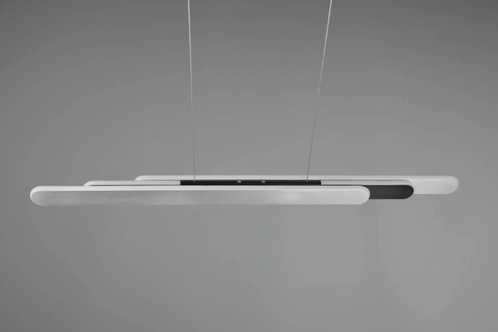Lampe suspendue Helios 130cm gris Trio 4017807577822
