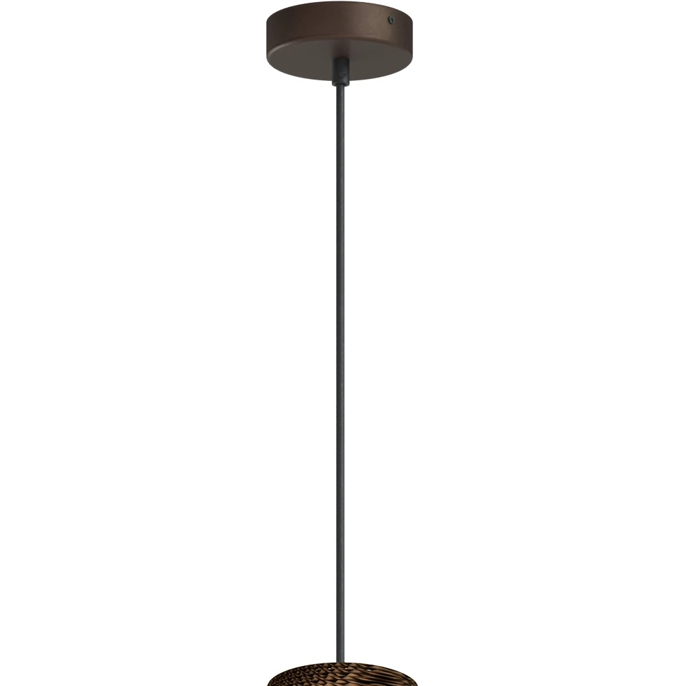 Lampe suspendue à une seule lumière Carta Pineapple Cacao en papier Ø 24cm Masterlight 8718121437545