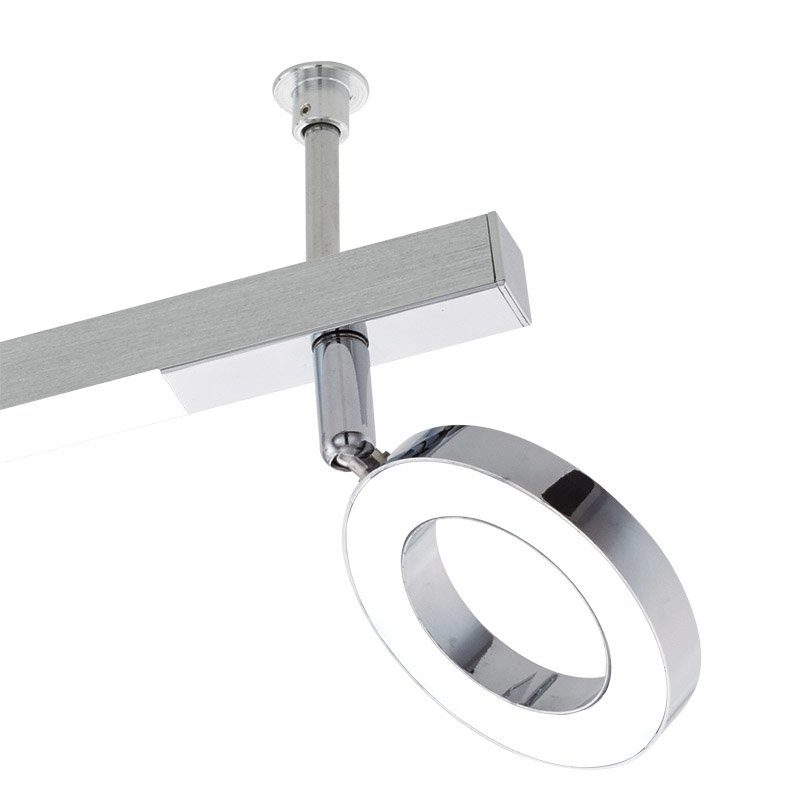 Spot LED Cardillio 1 Gris métallisé à 4 lumières Eglo 9002759961824
