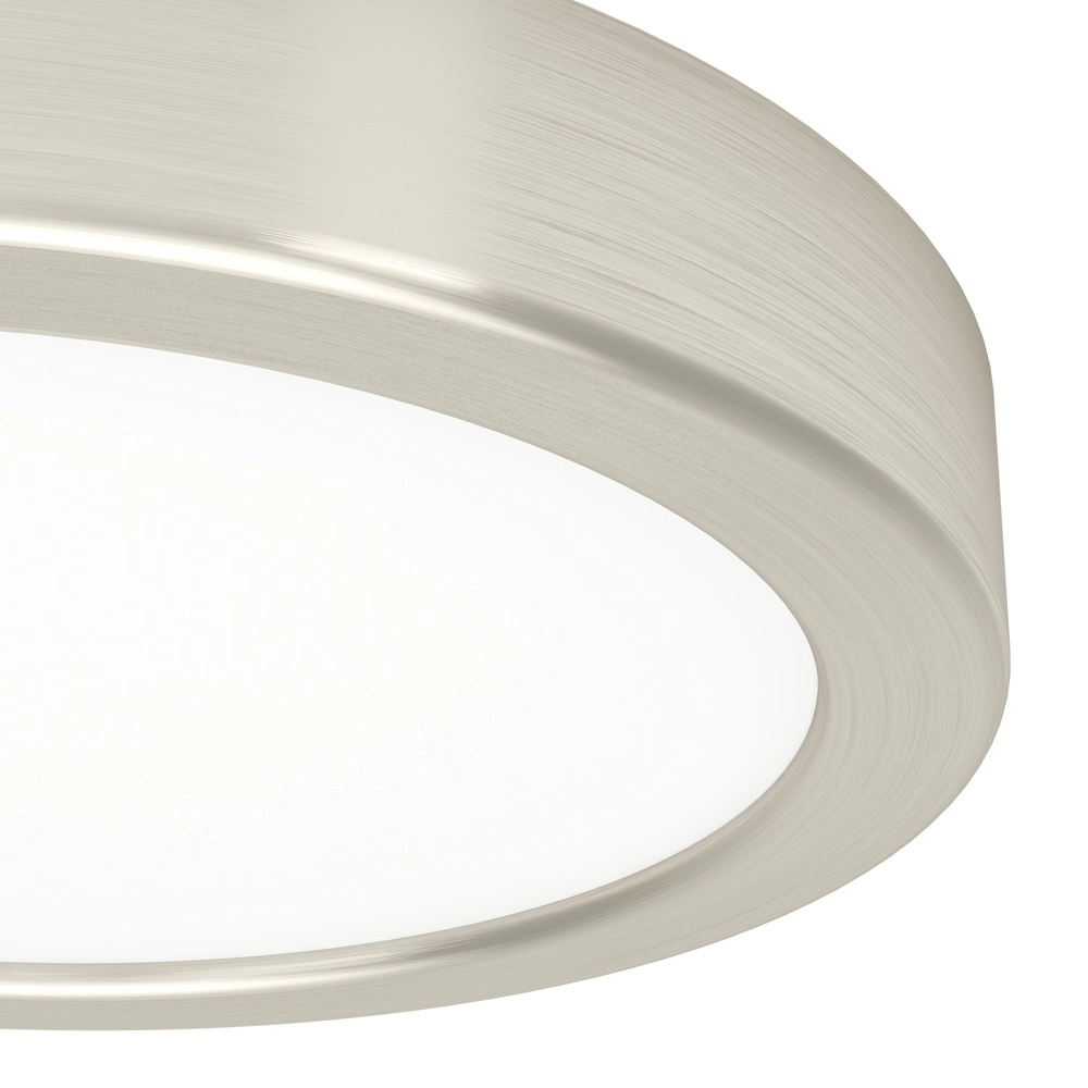 Lumière LED de plafond Fueva 6 rond - acier inoxydable - Ø 16,6 cm Eglo 9008606330225